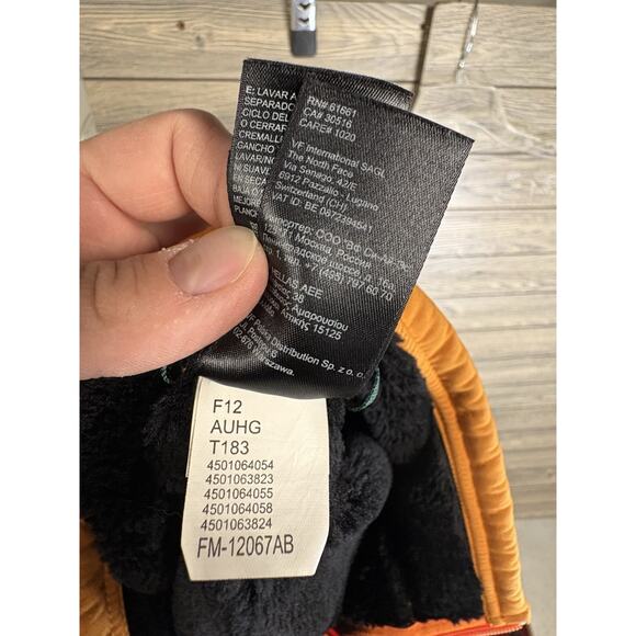 North Face Jacket Mens XL Orange Bionic Fleece Lined Softshell Summit Series - Picture 14 of 14